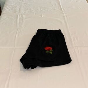 Brandy Melville inspired rose shorts